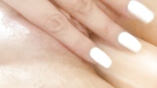 Secretly Rubbing my Clitoris so I Don’t got Caught! ASMR Close up Vagina Sounds + Stuffed W/ Long Dildo