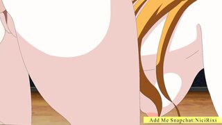 Stepmom and Stepson Hotel Sex Eighteen, Step Milf, Strokes, Lesbo, milf Cartoon, Cartoon, Japanese, oriental,