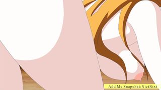 Stepmom and Stepson Hotel Sex Eighteen, Step Milf, Strokes, Lesbo, milf Cartoon, Cartoon, Japanese, oriental,