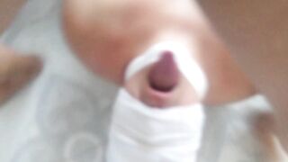 Blindfolded Sissy Bro Banged! Rough Cum into my Vagina made him Eat his own Cum with my Fluids & Pissing