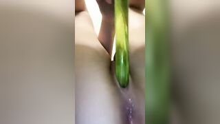 LONG Squirt from Masturbating with a Bubble Wand