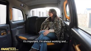 Fake Taxi Jessy Jey Offer Cheeky Cabbie a Breakdown Plowed