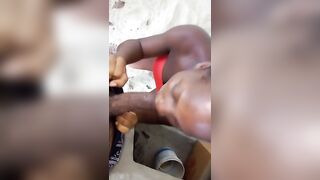Hostel Trip couldn't Resist Gave Fellatio on the Beach Deep Throat Soak Tongue