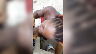 Hostel Trip couldn't Resist Gave Fellatio on the Beach Deep Throat Soak Tongue