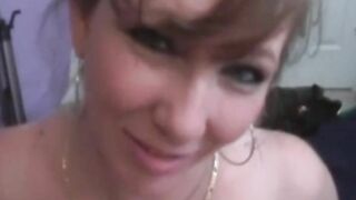 Amateur Good Eyes mom with little Penis Fellatio Fun