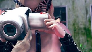 This chick Likes to have Sex while being met by Others. - 3d Cartoon Animation