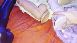 Small Daddy's women Gets Cunt Spread, XXL Sex Toy Inserted, and Breed by DaddyDom