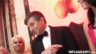 Petite Harlots getting Gangbanged