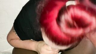 My Friend Cougar Sucking Off my bbcs for Rent Cash