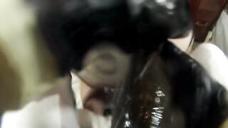 SUBMISSIVEHUSBAND-Pegging with Long Strap-On