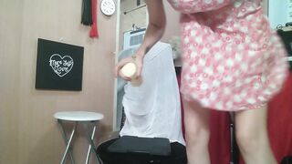 Masturbation with White Cheddar Cheese Carved Sex Toy