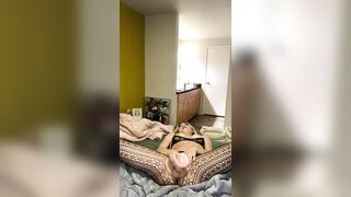Blonde Beauty Masturbating with Vibrator and Squirting Wishing you were here