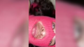 Masked Hispanic Gets Boned