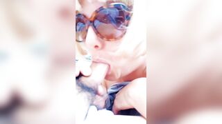 Blonde mom Loves Blowing Penis for Bae Cum