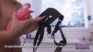 Fit Blonde cougar Talks Sex and Plays with her Vagina