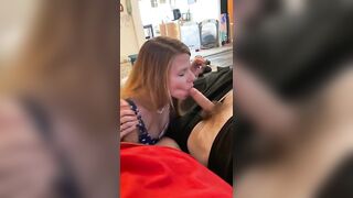 HOE FIANCE BLOWS 2 COCKS AT THE SAME TIME