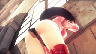 [GUILTY GEAR STRIVE] Passionate Sex with I-No (3D PORN 60 FPS)