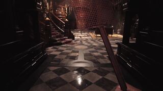 Resident Evil Village Lady Dimitrescu - FETISH Gold Pvc Leather - Cum all over my Body - Spanking