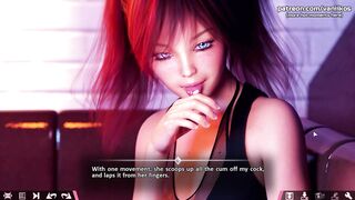 Double Homework | Stepbro is watching how his lusty red haired