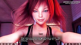 Double Homework | Stepbro is watching how his lusty red haired