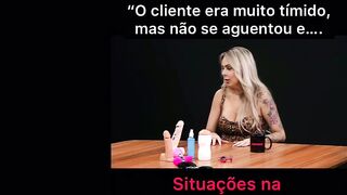 Esse foi o caso de cliente mais tímido que eu