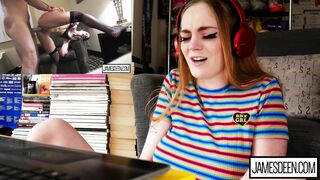 CARLY RAE SUMMERS REACTS TO JAMES DEEN VS ABBIE MALEY - HONEST PORN REACTIONS - HPR10