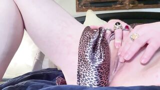 Goddess Red Haired milf Solo Play Soak Vagina