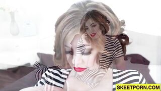 Aria Sky Red Head 18 Year Old Femme Fatale Gets Pounded