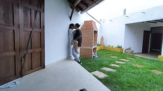 I arrived on a trip and my fiance welcomes me