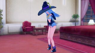 Elaina Explores her Body! (3d Anime) (wandering Witch)
