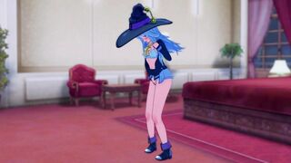 Elaina Explores her Body! (3d Anime) (wandering Witch)