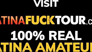 Adorable Hispanic Amateur Hoe Gets pounded inside the Booty by