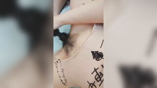 Yuki, Japanese Female, 20 Years Older, Masturbating with an Electric Masturbator