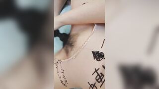 Yuki, Japanese Female, 20 Years Older, Masturbating with an Electric Masturbator