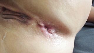 Double Penetration inside Twat and Butt with Finger Fuck and Booty Plug