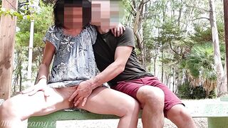 Twat Flash - a Stranger Caught me Masturbating inside the Park and help me Orgasm - MissCreamy