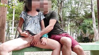 Twat Flash - a Stranger Caught me Masturbating inside the Park and help me Orgasm - MissCreamy