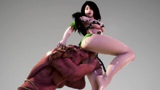 Orcs x White Tribe cunt with mouth