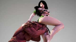 Orcs x White Tribe cunt with mouth