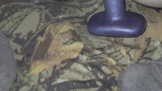 Hubby was Gone! so I had to satisfy my Self, with a Secret Concealed!! Cum so Dam Rough