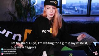 500K! Pornhub Gifts Unboxing and Deeply! - MollyRedWolf