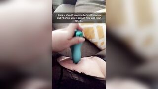 Slutty Schoolgirl! Sexting my Professor and Squirting for him on Snapchat