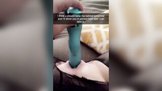 Slutty Schoolgirl! Sexting my Professor and Squirting for him on Snapchat
