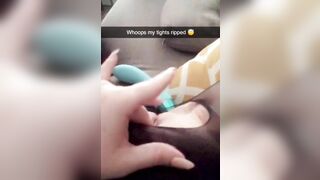 Slutty Schoolgirl! Sexting my Professor and Squirting for him on Snapchat