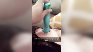 Slutty Schoolgirl! Sexting my Professor and Squirting for him on Snapchat
