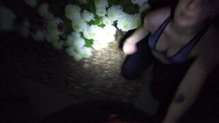 Pee on my Wifey by the Flowers inside Outdoors