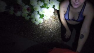Pee on my Wifey by the Flowers inside Outdoors