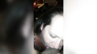 Housewife  sucking my Cock and Nuts