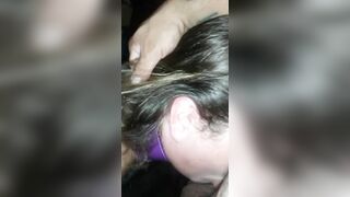 Housewife  sucking my Cock and Nuts