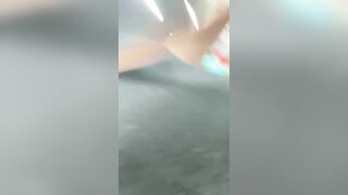Milkymama Awkwardly Flashes Drivers while Driving Topless